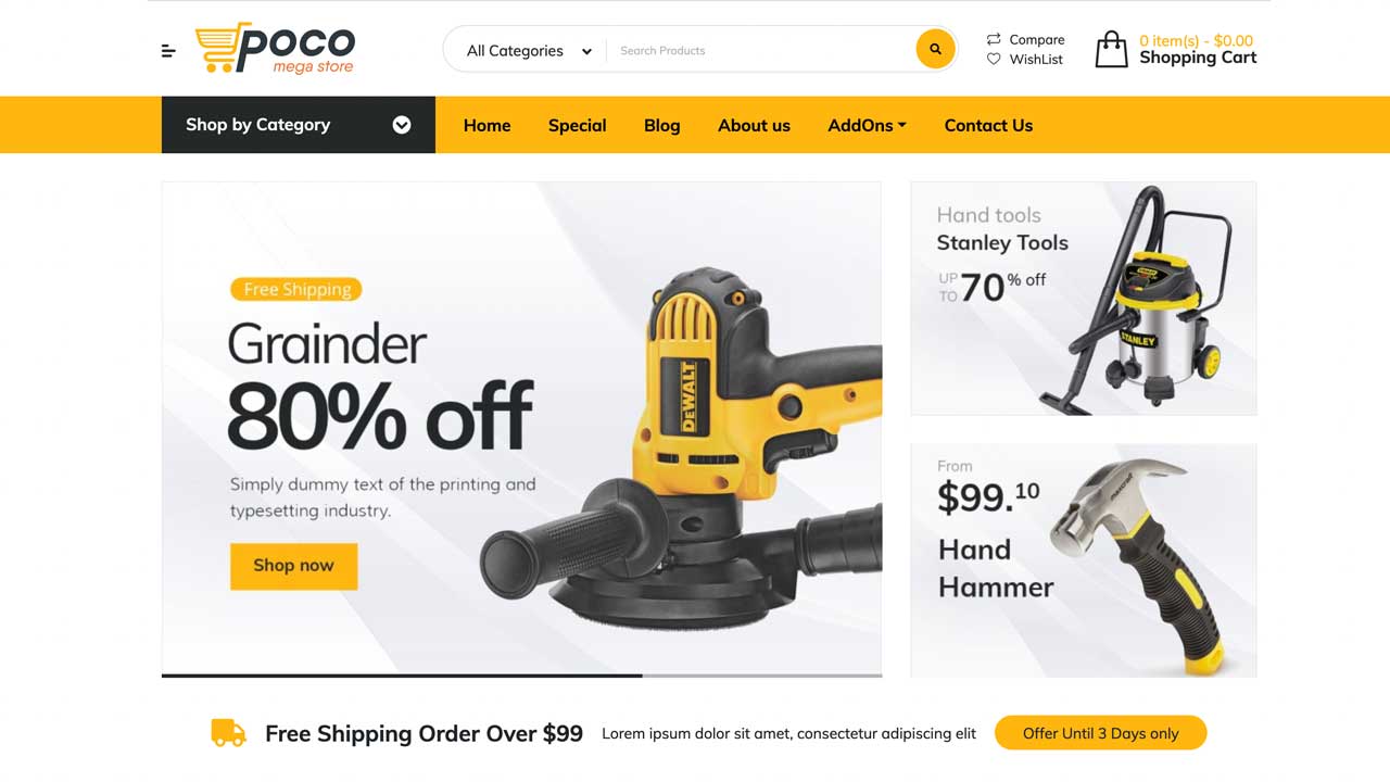 View projectEshop - Tools 1