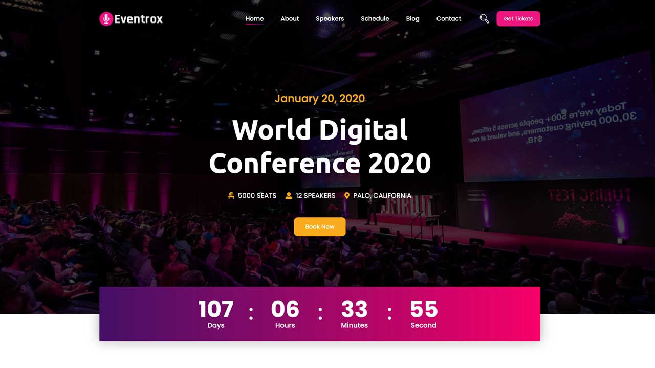 Next Article: Events bookings - Demo page 1